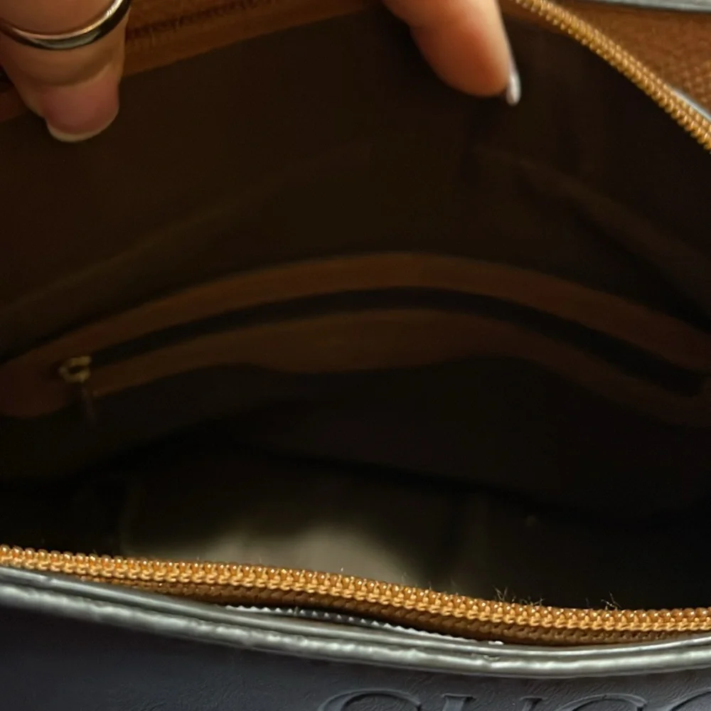 Gucci style bag brown and black with adjustable shoulder strap!! LIKE NEW!! - Picture 13 of 16